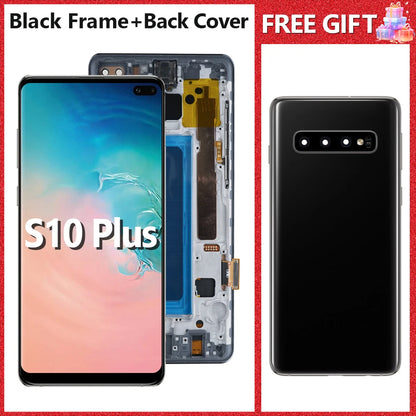 Pantalla S10plus 100% probada para Samsung S10 Plus, pantalla LCD S10 + para G975 Sm-g975f/ds G975u G975w