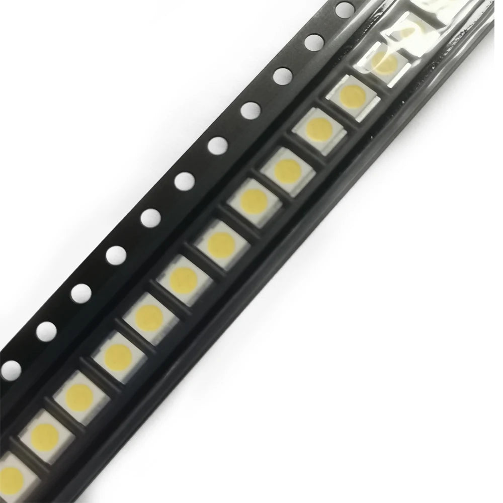 100PCS/Lot SMD LED 2835 3V 1W  Cold White 105LM 2.8*3.5MM For LG TV/LCD  Strip Backlight