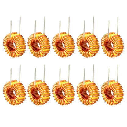 Inductor Núcleo Toroide Bobinado - Varios Valores (10uH a 470uH) - Lote 10 Piezas