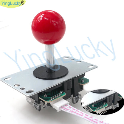 Joystick Arcade (Copia Sanwa 8YT) 5 Pines para DIY Accesorios Juegos PC (1 Unidad)