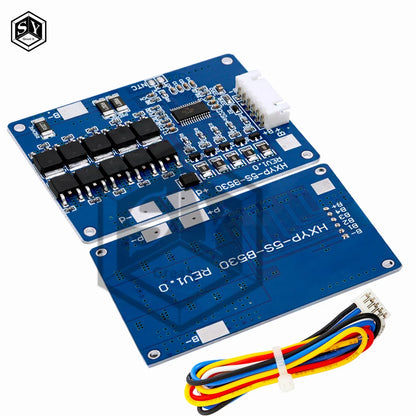 5S 18V 21V 30A 45A BMS Lithium Battery Charging Protection Board With NTC Resistors With Balance And NTC Temperature Protection