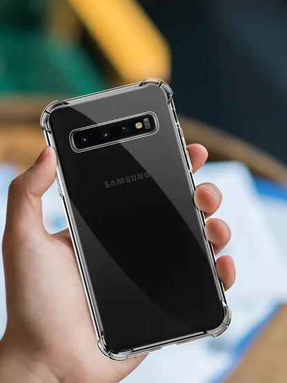 Funda Carcasa Suave Transparente Anti-Golpes para Samsung Galaxy S9/S10 Plus/S10E/S20 FE/S21/S22/S23 Ultra / Note 9/10/20