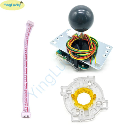 Joystick Original Sanwa JLF-TP-8YT Fighting Stick con Topball y Cable 5 Pines para Jamma Arcade/PC/PS3/PS4/XBOX DIY