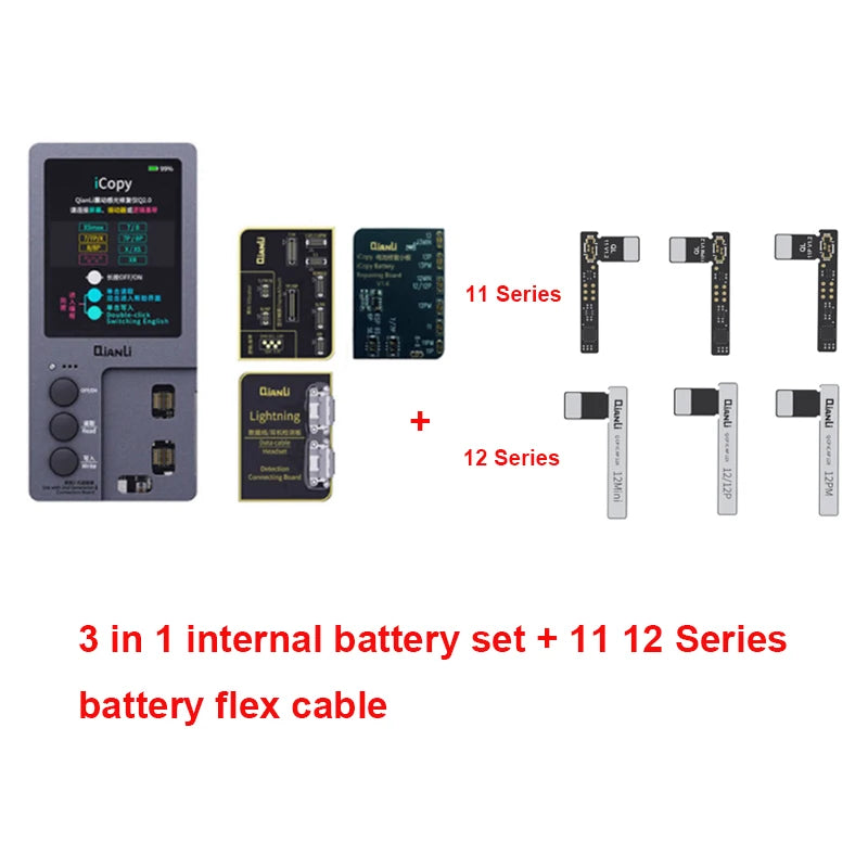 Qianli iCopy Plus LCD Screen Original Color Repair Programmer for Phone 11 Pro Max XR XSMAX XS 8P 8 7P 7 Vibration/Touch Repair