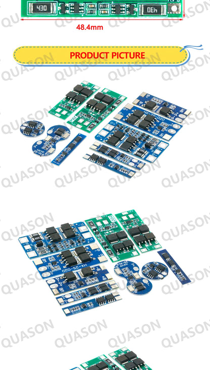2S 3A 4A 5A 8A 10A 13A 20A 7.4V 8.4V Li-ion 18650 Lithium battery protection board / BMS board Standard / Balance