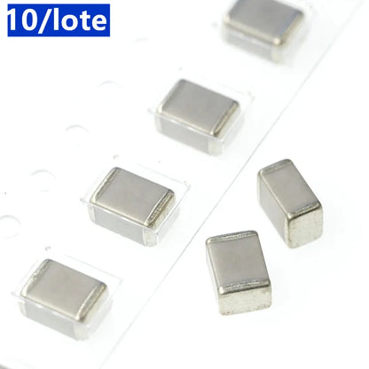 Capacitor Cerámico Chip Alto Voltaje MLCC 1812 (1nF 102J 5%, 1kV/2kV/3kV, COG/NPO) - Pack 10 Unidades