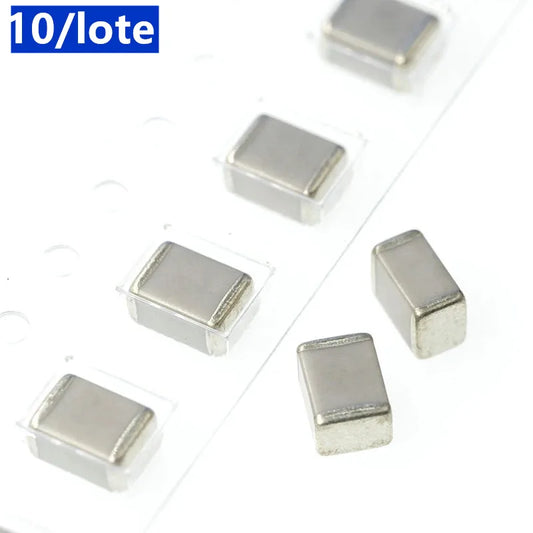Capacitor Cerámico Chip Alto Voltaje MLCC 1812 (1nF 102J 5%, 1kV/2kV/3kV, COG/NPO) - Pack 10 Unidades