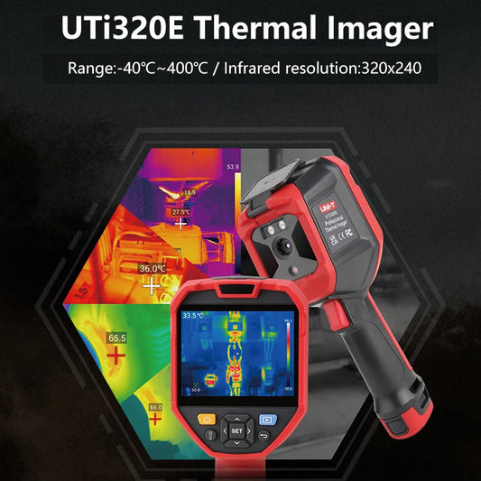Termógrafo Infrarrojo UNI-T UTi320E / UTi260E Alta Resolución (320x240) - Cámara Térmica Portátil, Termómetro IR