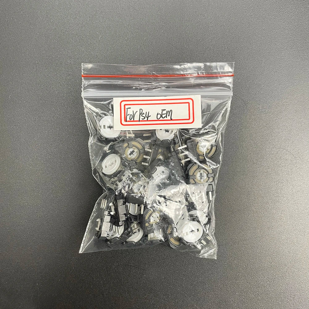 Potenciómetro Resistor Eje Analógico 3D / Micro Switch para Joystick Control PS4/PS5 (Bolsa 30 Unidades)