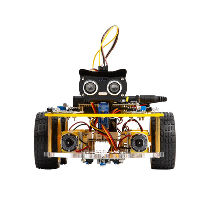 Kit Auto Robot Inteligente KUONGSHUN 4WD WiFi Multifunción ESP32 para Arduino