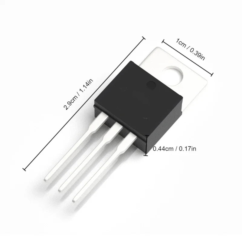 MOSFET Canal-N IRFZ44N TO-220 55V 49A - Lote 10-25 Piezas