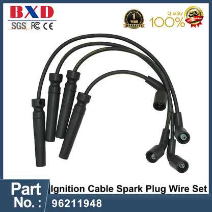 Set Cables Bujía Encendido 96211948 para Chevrolet Aveo / Pontiac / Daewoo 1.6L