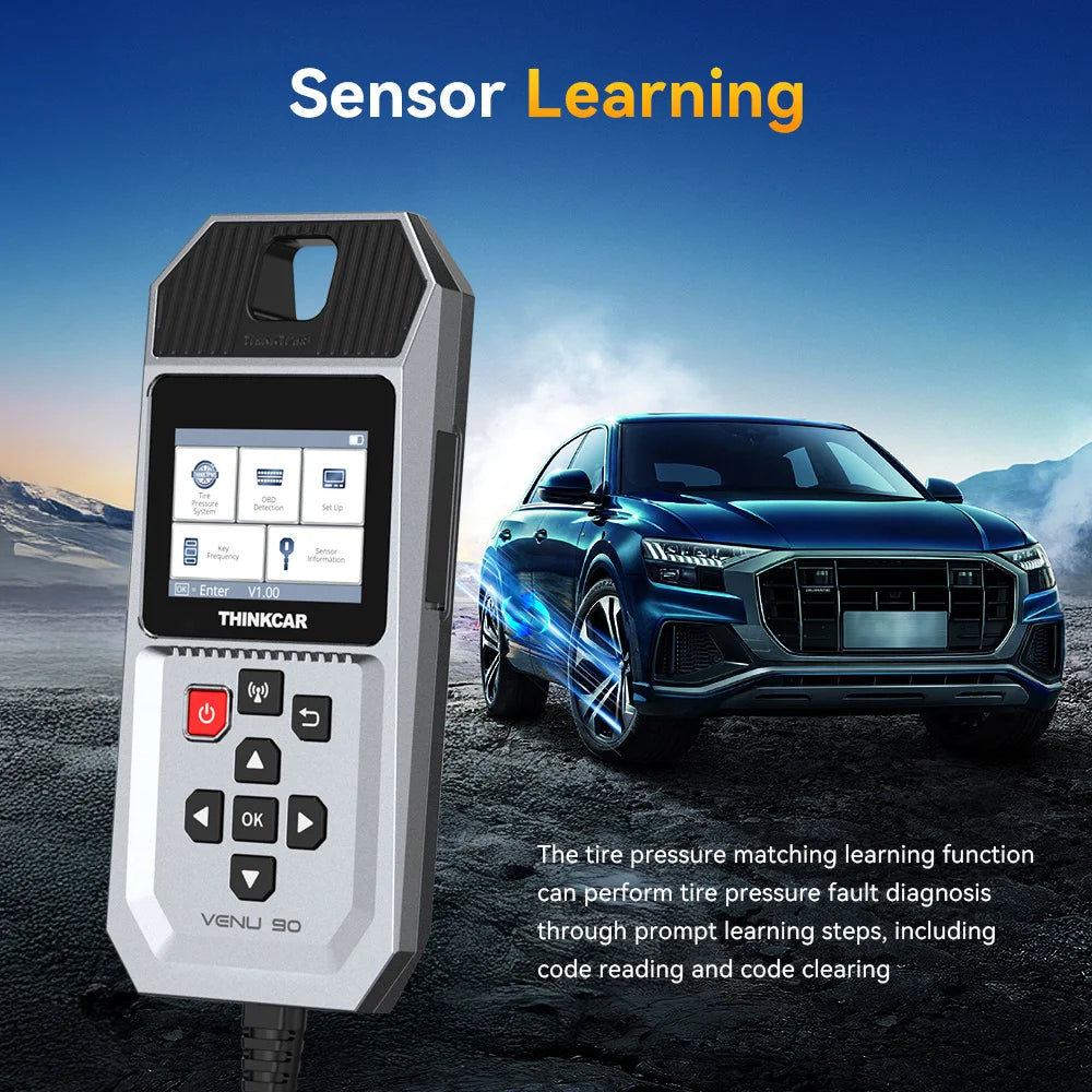 Herramienta Diagnóstico TPMS Thinkcar VENU 90 (315/433MHz) - Activación/Programación Sensores Presión Neumáticos