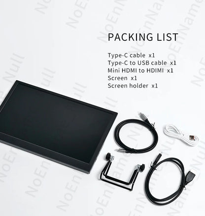 Monitor Portátil 11.6" (1366x768) LCD TFT - Pantalla Gaming para PC/Raspberry Pi/Laptop/PS4/Xbox/Switch (HDMI)