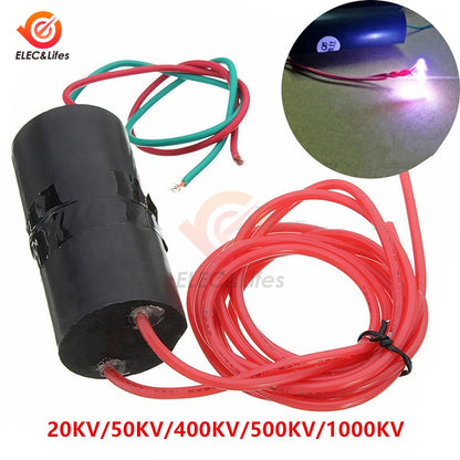 Generador Alto Voltaje Boost (20kV a 1000kV) - Entrada 3.6V/6V DC - Módulo Ignición Pulso Arco