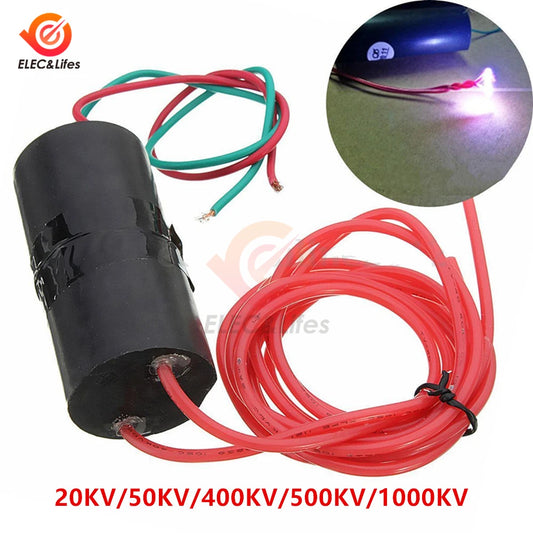 Generador Alto Voltaje Boost (20kV a 1000kV) - Entrada 3.6V/6V DC - Módulo Ignición Pulso Arco