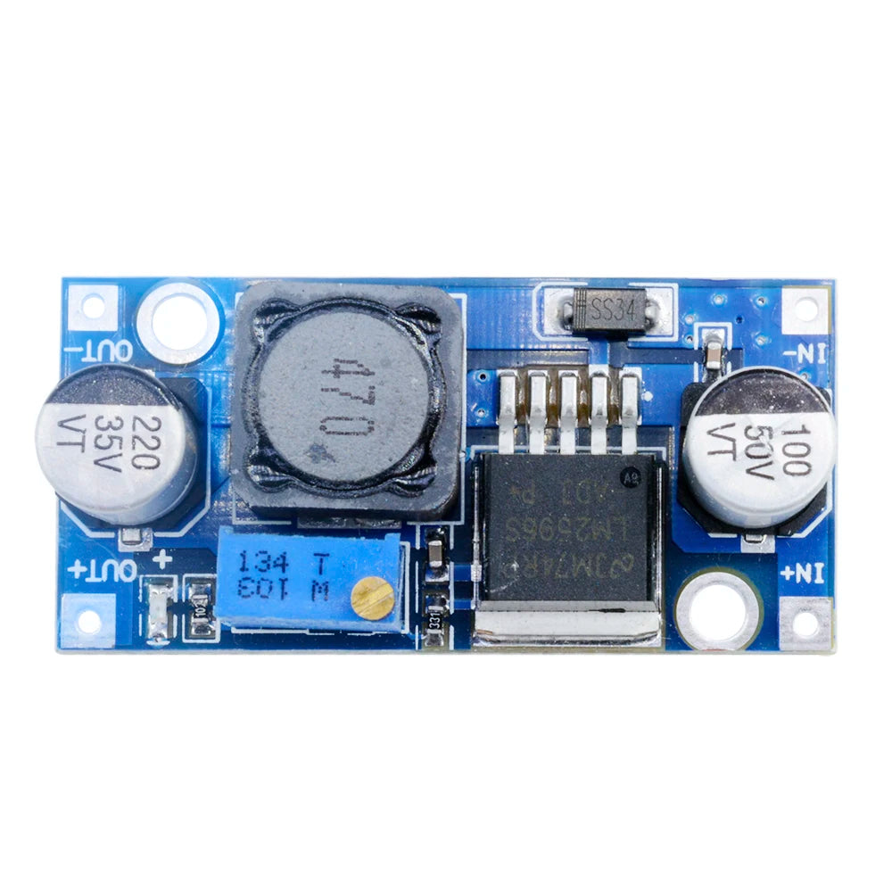 Módulo Convertidor Buck Ajustable LM2596 DC-DC 3.2V-35V a 1.25-35V Power Supply Step-Down
