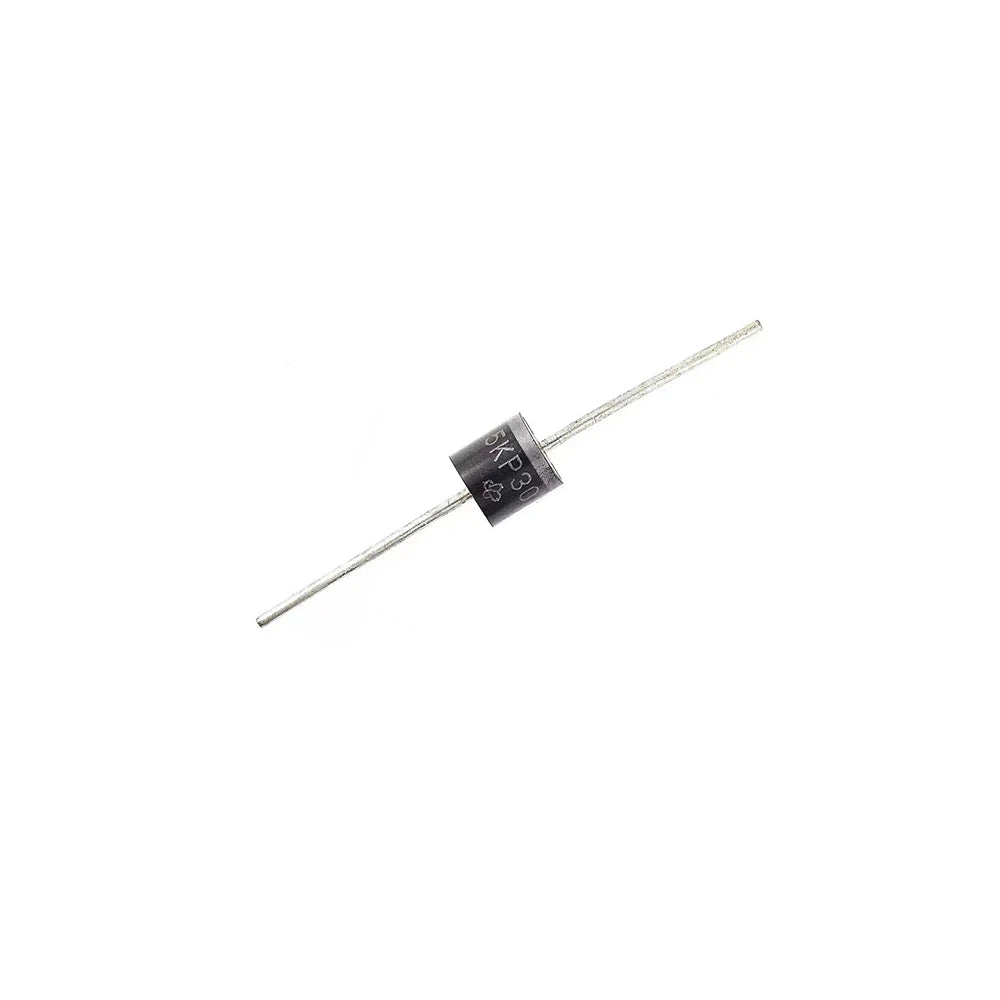 Diodo TVS Alta Potencia 5000W R-6/P600 5KP - Varios Voltajes (160A/CA a 220A/CA) - Lote 5 Piezas