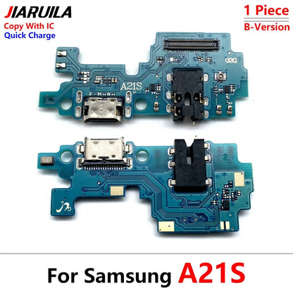 Placa Puerto Carga USB con Conector Dock y Flex para Samsung Galaxy A01/A11/A20/A21S/A31/A51