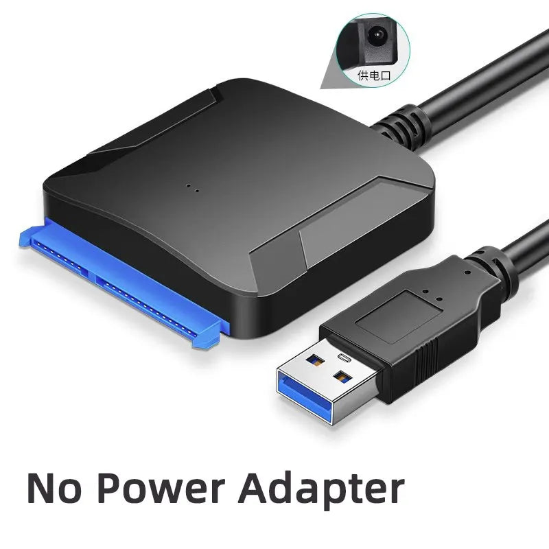 Cable Adaptador Coolcirc USB 3.0 a SATA para Disco Duro HDD/SSD Externo 2.5"
