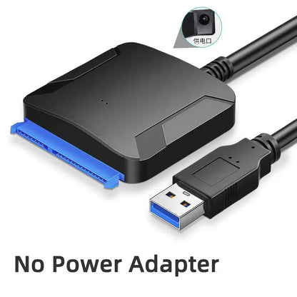 Cable Adaptador Coolcirc USB 3.0 a SATA para Disco Duro HDD/SSD Externo 2.5"