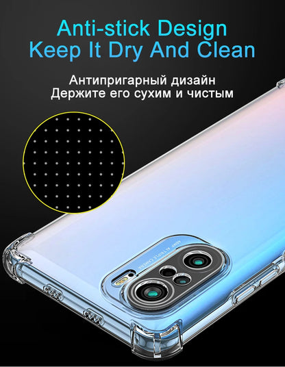 Funda Carcasa Silicona Transparente Anti-Golpes (Airbag) para Xiaomi Redmi Note 7-10S / 7A-9C / Poco F3/X3 Pro NFC