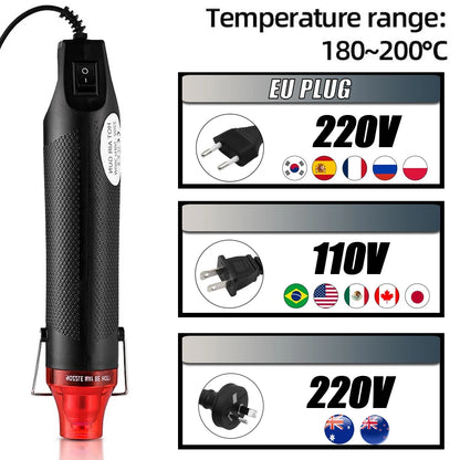 Kit Tubo Termoretráctil 2:1 Envoltura Cable Aislante Protección Conexión (127/530/580 Piezas) (Opción Pistola Aire Caliente)