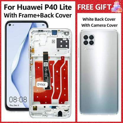LCD For Huawei P40 Lite JNY-LX1 LCD 10 Touch Screen Replacement For Nova 7i JNY-LX2 P 40 Lite LCD Screen Nova 6 SE Display