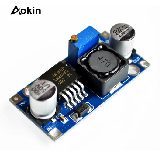 Módulo Convertidor Buck LM2596 DC-DC Ajustable Step-Down 3-40V a 1.5-35V Alta Eficiencia