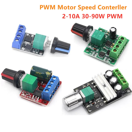 Controlador Velocidad Motor PWM DC 1.8V-35V (2A/3A/5A/10A) Módulo Drive Ajustable Bajo Voltaje