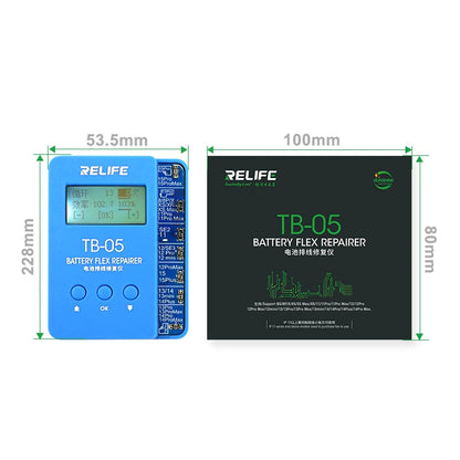 RELIFE TB-05 Battery Cable Repair Instrument Setup-free and Boot-free Adapt To Various Models for IPhone IP8G-15PM