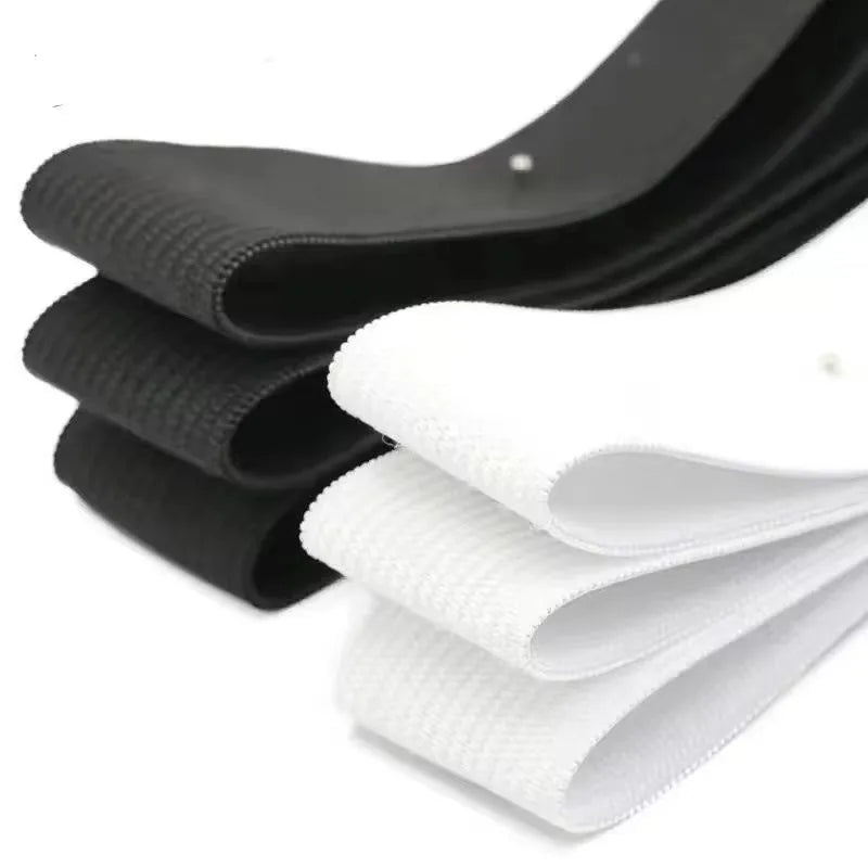 5 Meters  Elastic Rubber Band For Sewing Garment Accessories DIY Sewing Fabric Width 10-50MM