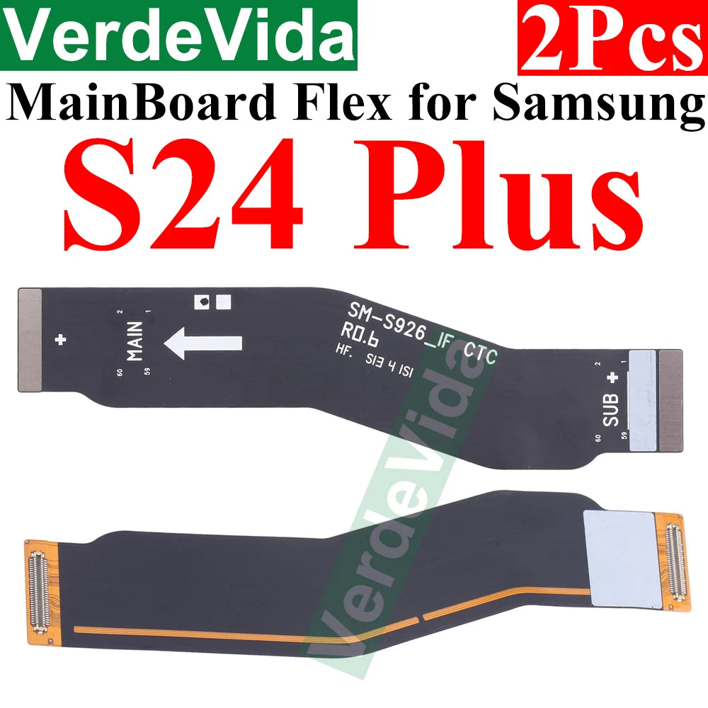 Cable Flex Conexión Placa Principal a Pantalla LCD para Samsung Galaxy S20-S24 Ultra/Plus (Varias Series, 2 Unidades)