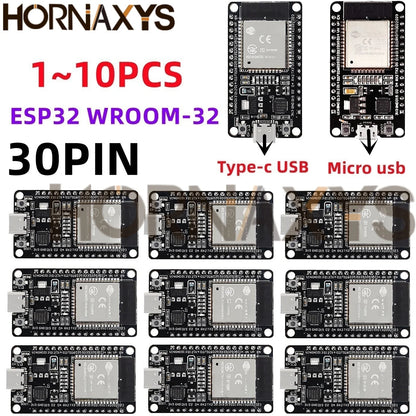 Placa Desarrollo ESP32 (ESP-32/ESP-32S) WiFi + Bluetooth Doble Núcleo Bajo Consumo (Similar ESP8266) (1-10 Unidades)