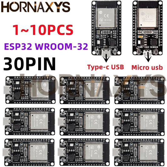Placa Desarrollo ESP32 (ESP-32/ESP-32S) WiFi + Bluetooth Doble Núcleo Bajo Consumo (Similar ESP8266) (1-10 Unidades)