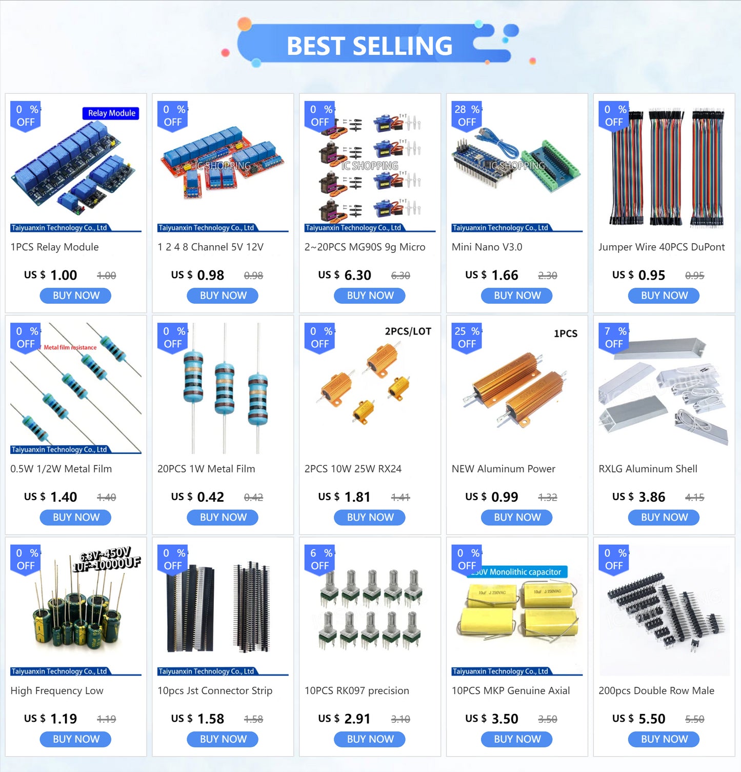 50PCS 0204 0207 Color Ring SMD Wafer Resistance 1R 2R 1.5 4.7 10 15 22 27 47 100 220 Ohm 1K 2K 4.7K 10K 22K Cylindrical RESISTOR