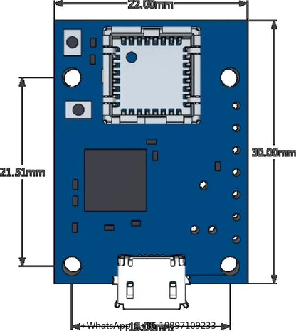 Módulo Smart I/O PureThermal 2 para FLIR Lepton + Fuente Poder PCBA Flexible (Circuito Proyector Curvo?)