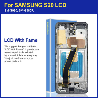 Pantalla TFT 4G con Marco para Samsung Galaxy S20 (Digitalizador Táctil)