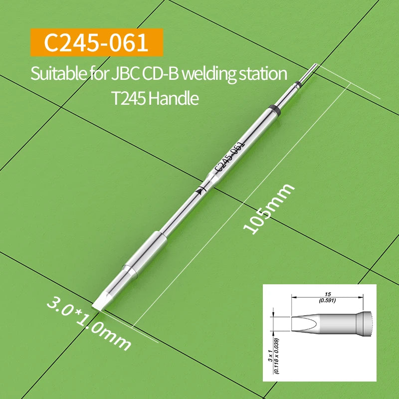 for JBC Soldering station soldering iron tip C245-944 C245-966 C245-407 C245-741 C245-755 756 compatibility JBC T245 Handles