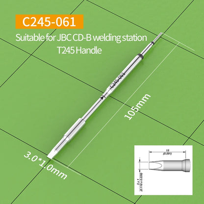 for JBC Soldering station soldering iron tip C245-944 C245-966 C245-407 C245-741 C245-755 756 compatibility JBC T245 Handles
