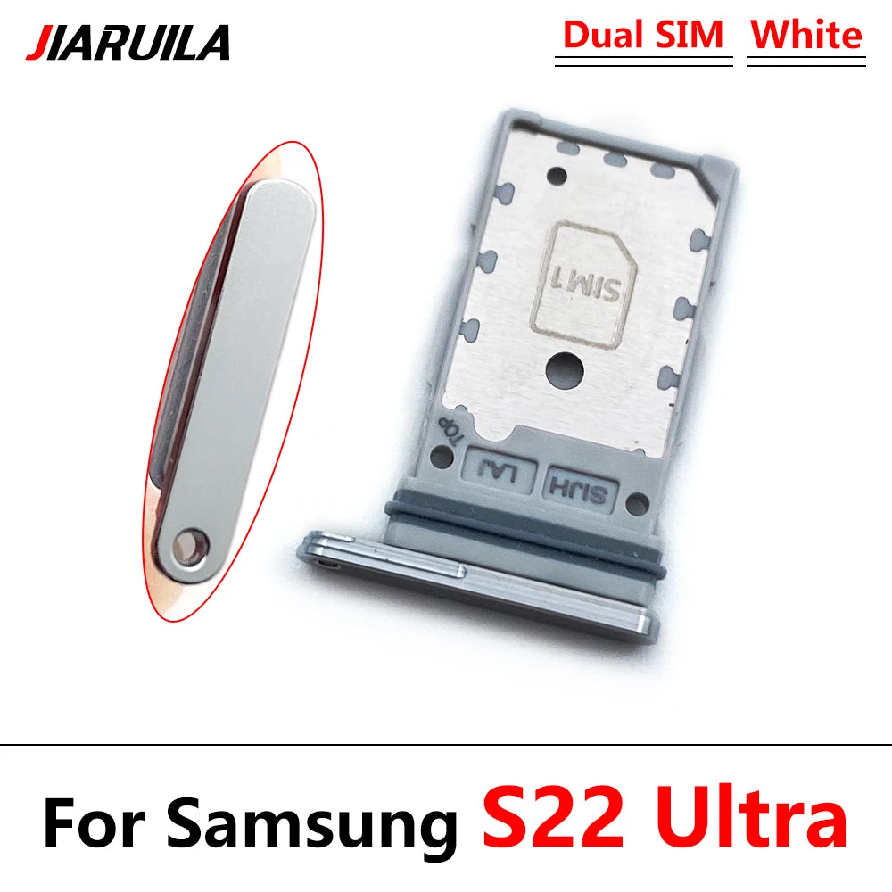 Bandeja Porta SIM/SD Card para Samsung S22 / S22 Plus / S22 Ultra - Repuesto Adaptador + Pin