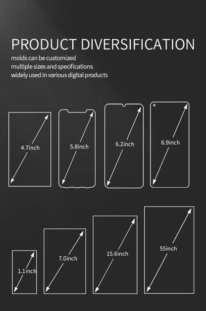Adhesivo Óptico Transparente OCA Doble Cara para Pantalla iPhone 4.7"-7.0" / Samsung / Sony / LG / Nokia / Xiaomi (Grosor 250um)