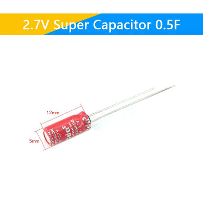 Supercapacitores Farad 2.7V - Varios Valores (0.5F a 60F)