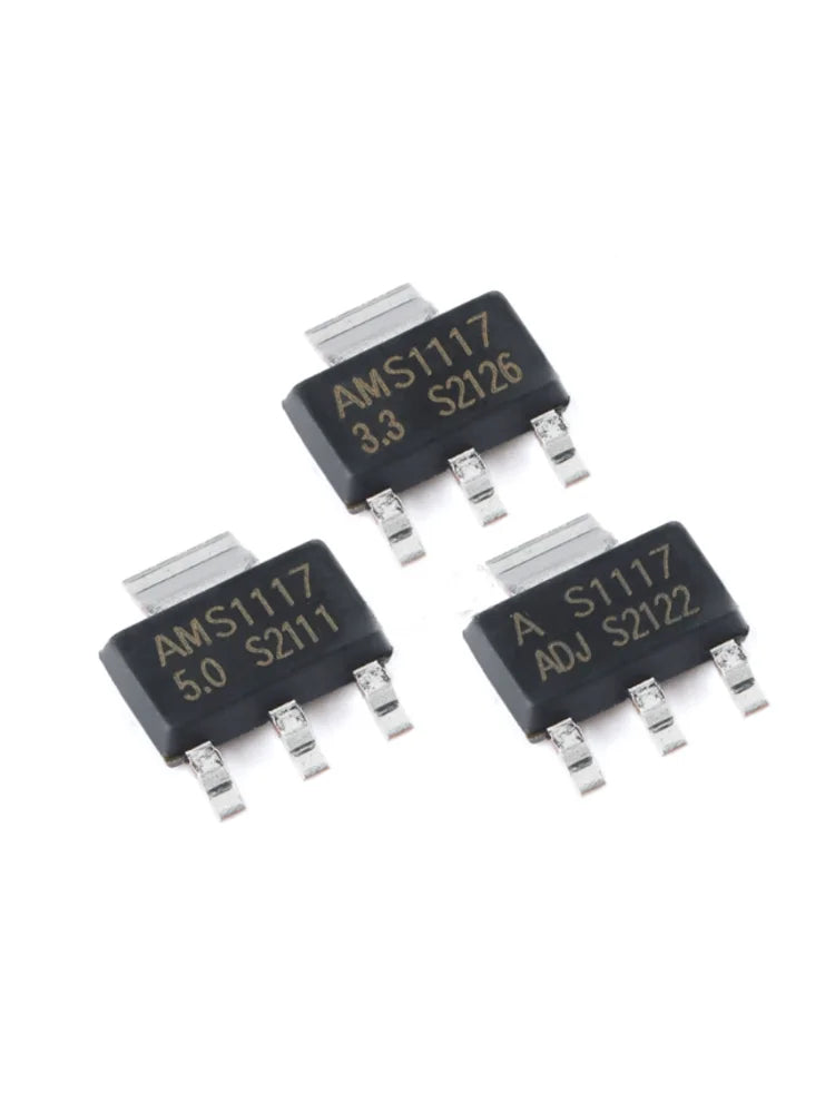 Regulador Voltaje AMS1117 (3.3V / 5.0V) SOT-223 (50 Unidades)