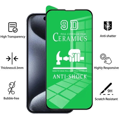 Film Cerámico Suave HD Protector Pantalla para iPhone 7/8 Plus / X/XS MAX/XR / 11-16 Pro Max/Mini (No Vidrio, 5 Unidades)