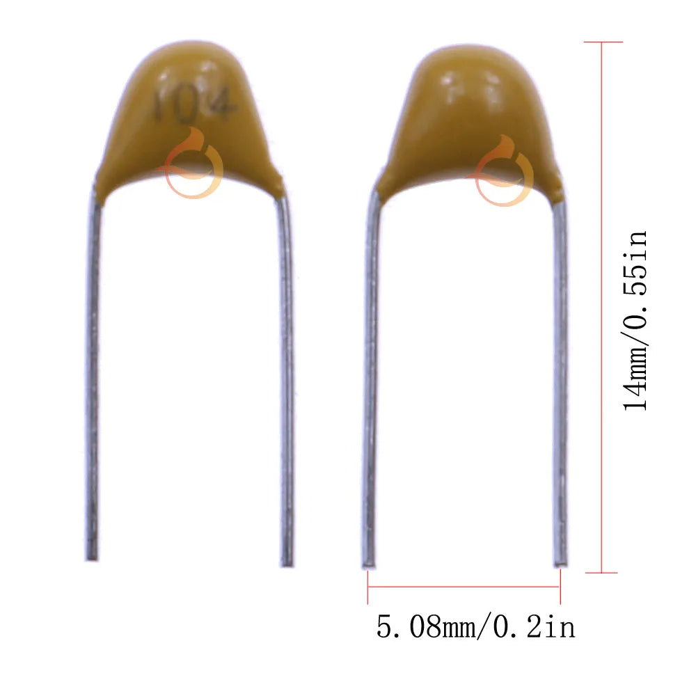 Kit Surtido Capacitor Cerámico Multicapa (10pF-10uF, 50V, P=5.08mm)