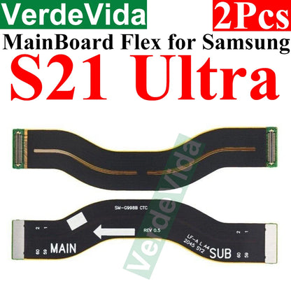 Cable Flex Conexión Placa Principal a Pantalla LCD para Samsung Galaxy S20-S24 Ultra/Plus (Varias Series, 2 Unidades)