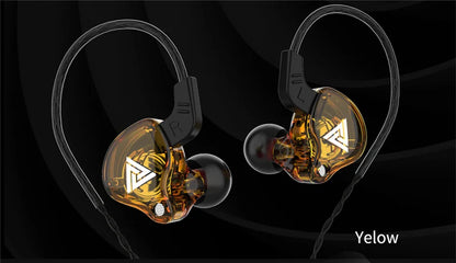 Auriculares con Cable QKZ AK6 (Driver Cobre HiFi, 3.5mm) Deportivos con Micrófono (Bajos Estéreo, In-Ear)