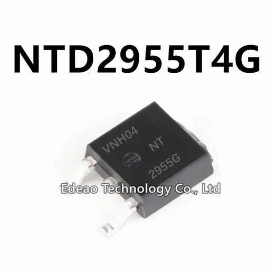 MOSFET Canal-P NTD2955T4G (NT2955G) SMD TO-252 -60V 12A - Lote 10/100 Piezas