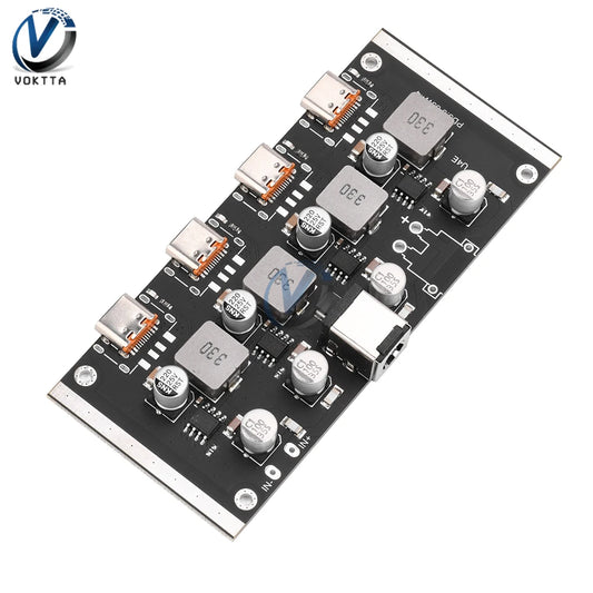 Módulo Adaptador Fuente PD 65W USB-C Soporta PD3.0/2.0, QC3.0/2.0, FCP, AFC Placa Circuito Cargador